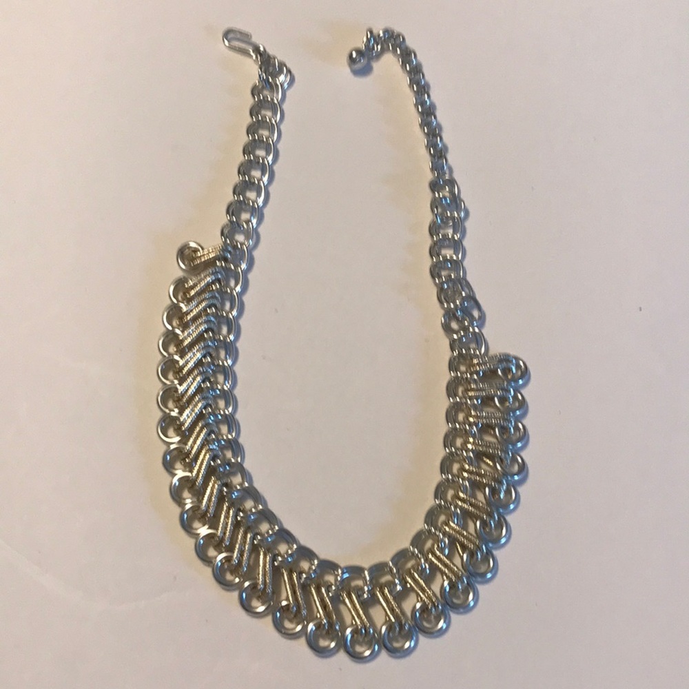 Silver toned Chocker Necklace